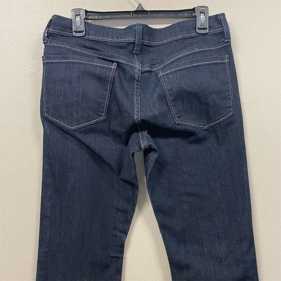 Old Navy Women's Size 14 Wide-Leg Dark Blue Jeans Relaxed Fit - Picture 7 of 7